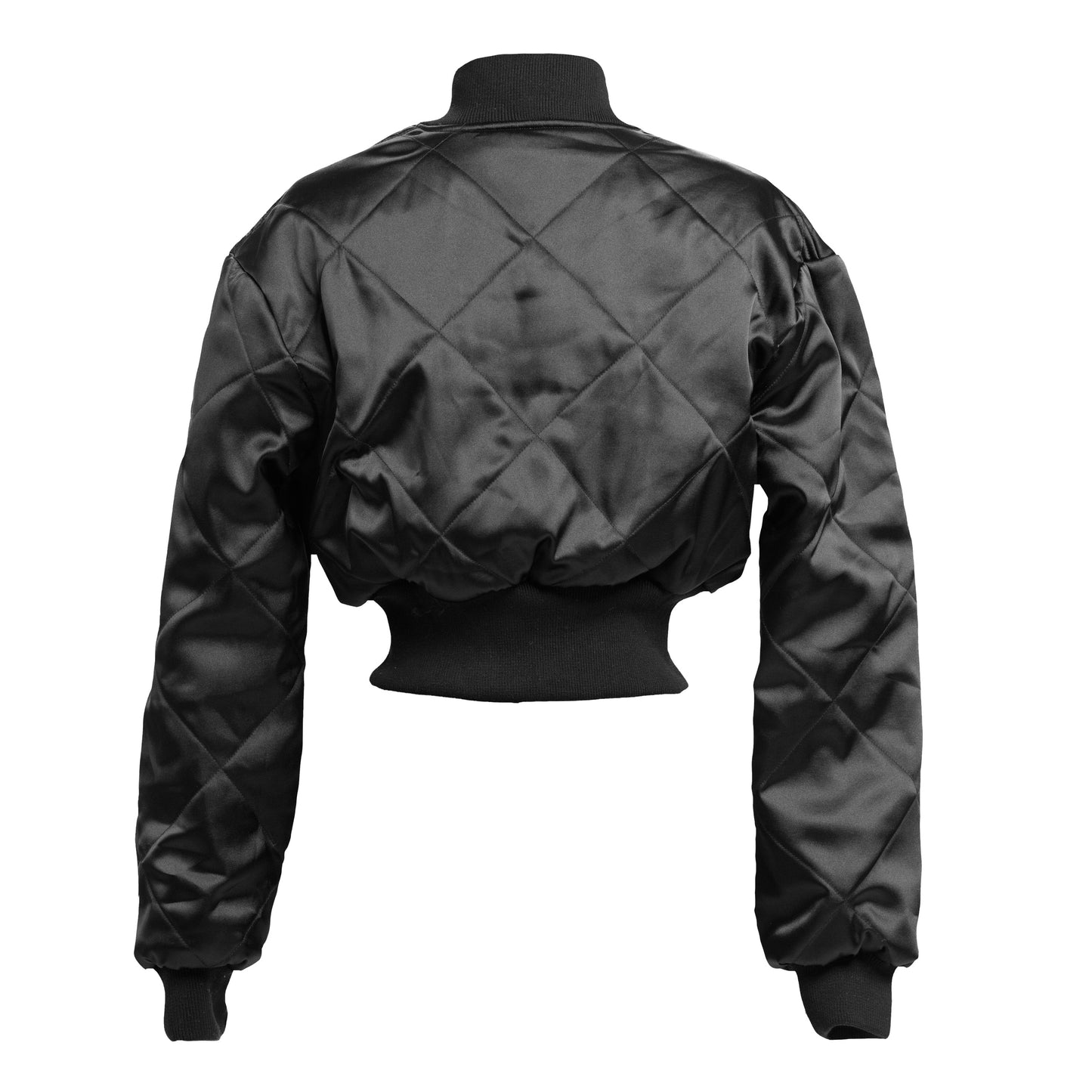 1OF1 REVERSIBLE QUILTED CROPPED BOMBER JACKET
