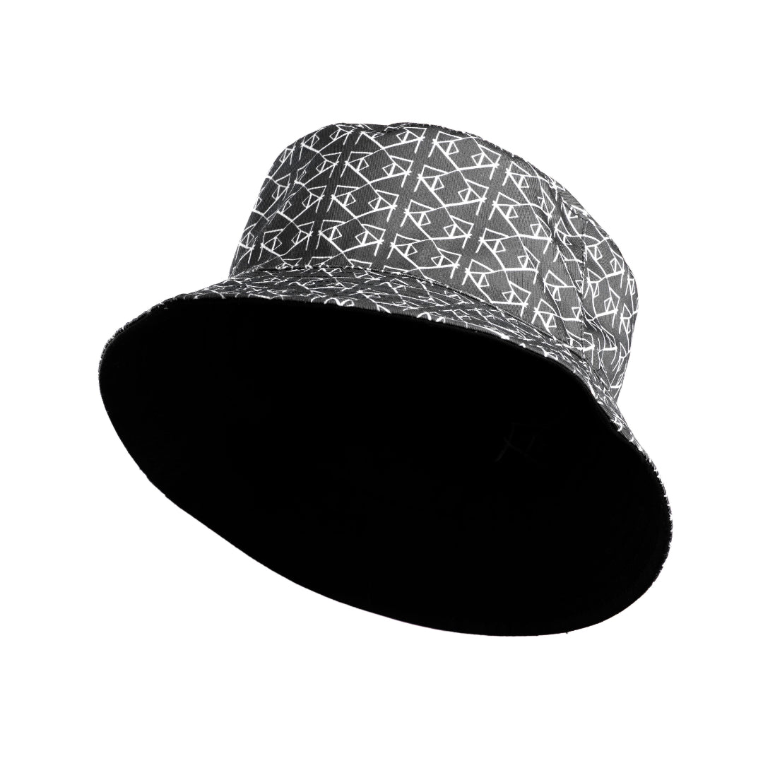 REVERSIBLE MONOGRAM BUCKET HAT