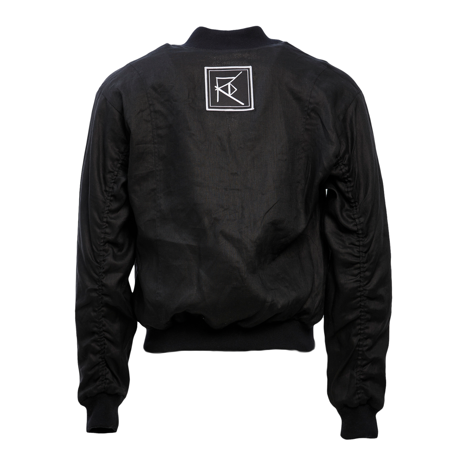 REVERSIBLE LINEN BOMBER JACKET