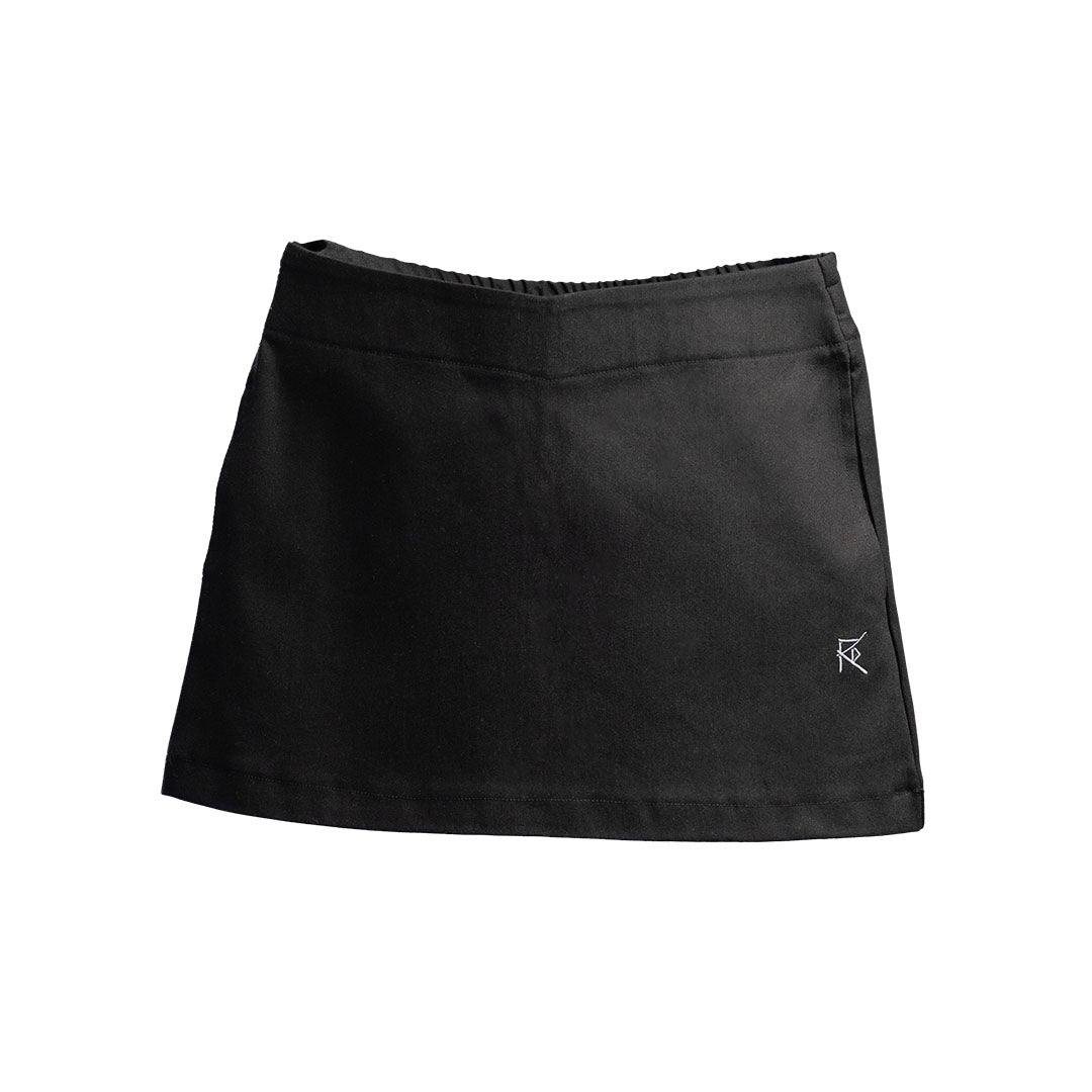 LOUNGE MINI SKIRT [BLACK]