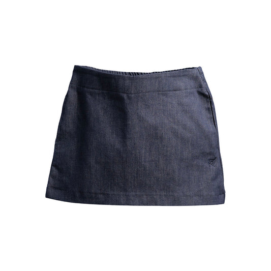 LOUNGE MINI SKIRT [DENIM]