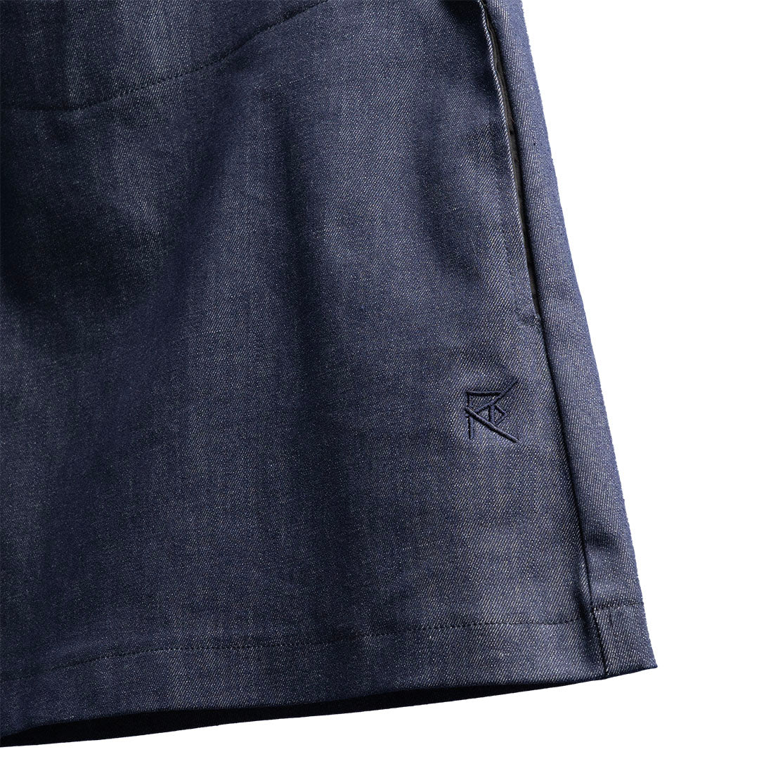 LOUNGE MINI SKIRT [DENIM]