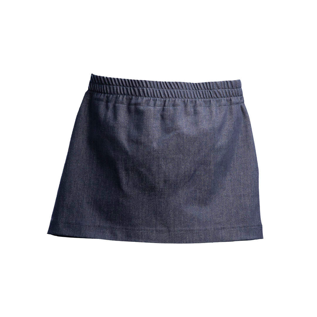 LOUNGE MINI SKIRT [DENIM]