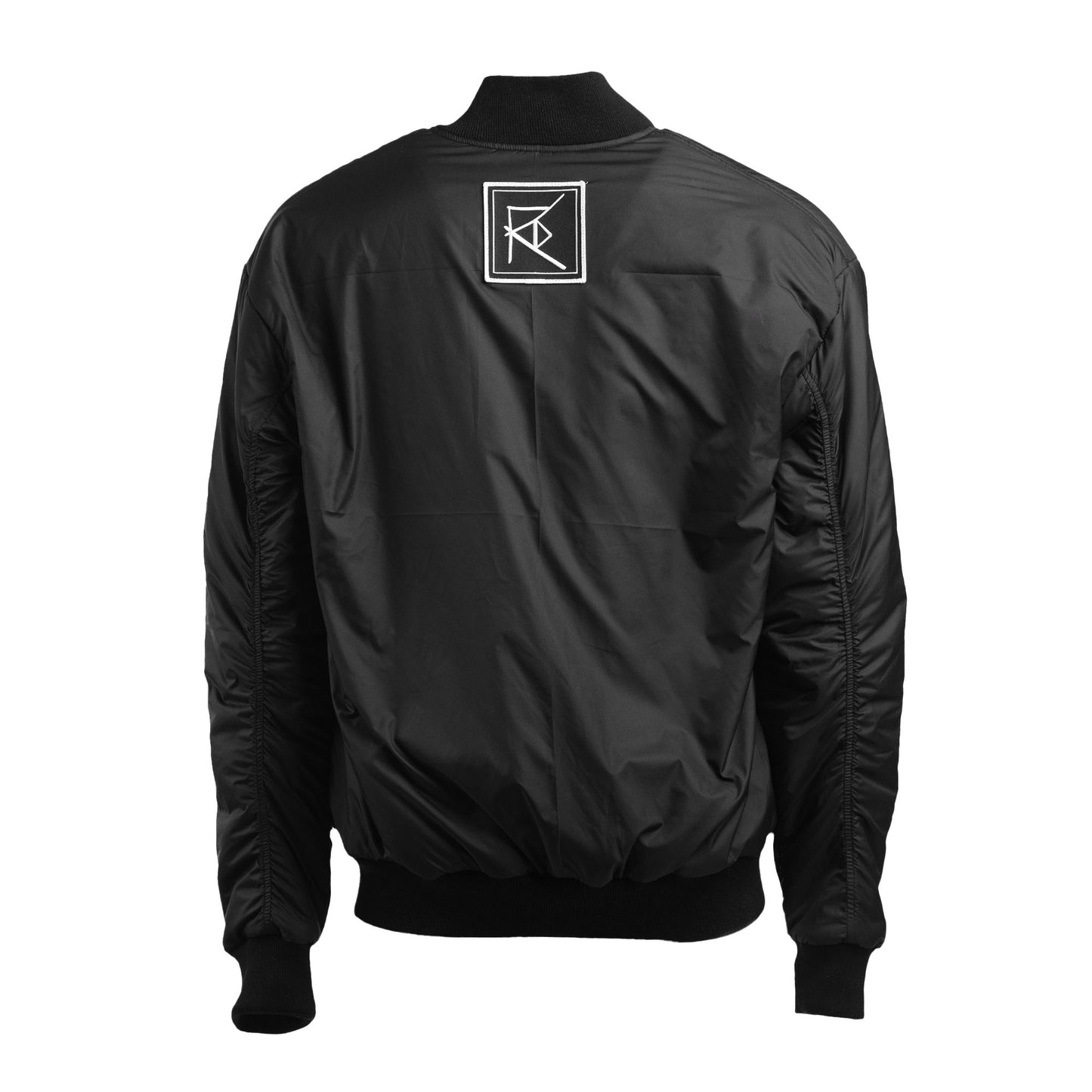 REVERSIBLE OLIVE GREEN // BLACK BOMBER JACKET