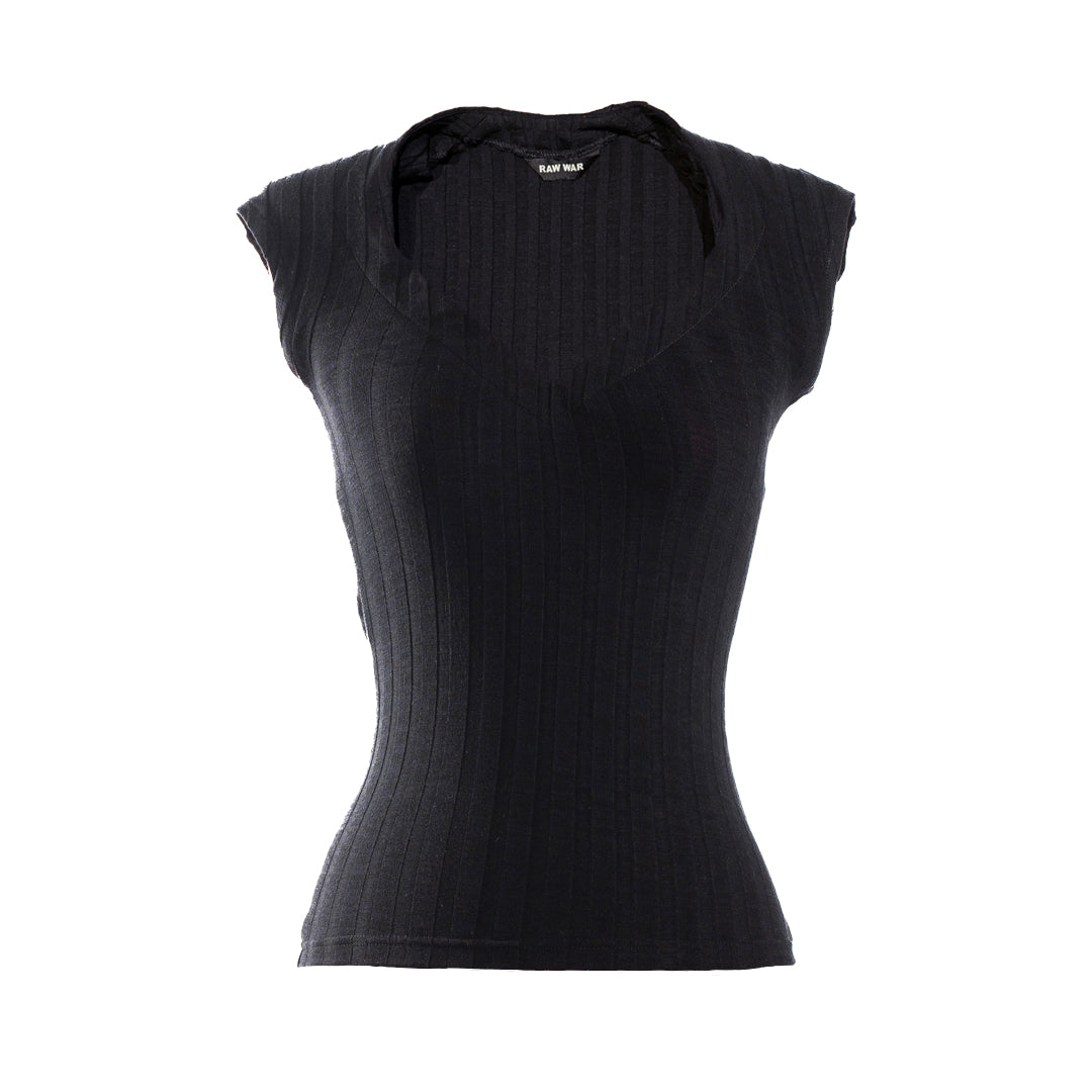 HALTER T-SHIRT [BLACK]