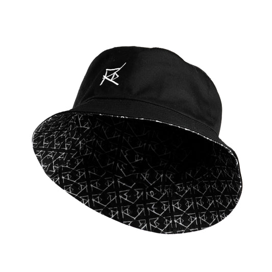 REVERSIBLE MONOGRAM BUCKET HAT