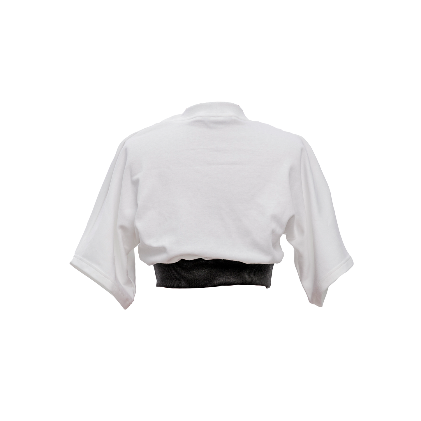 SS23 CROPPED T-SHIRT: WHITE
